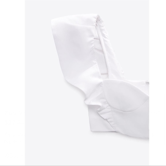 Zara Voluminous Poplin top - Picture 7 of 7